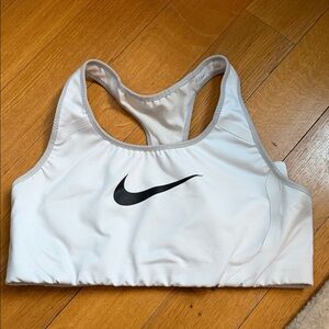 Nike Women's White Sports Bra L